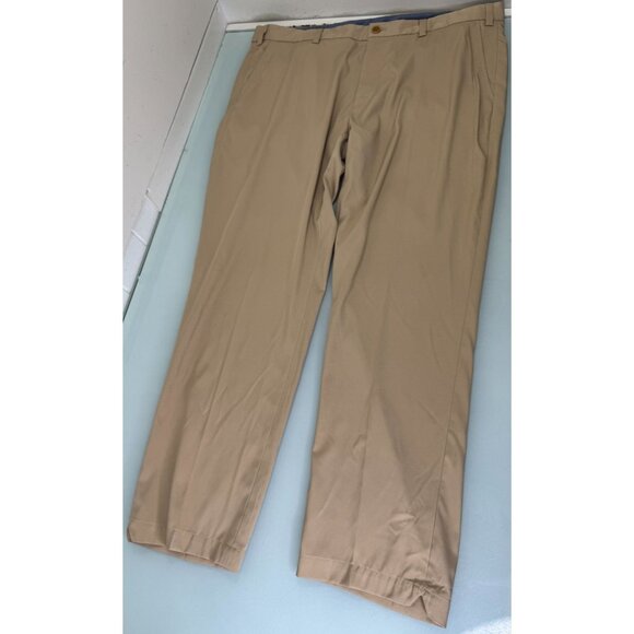 Brooks Brothers Performance Chino Golf Pants Men 40X30 Beige Lightweight Stretch - Picture 2 of 11